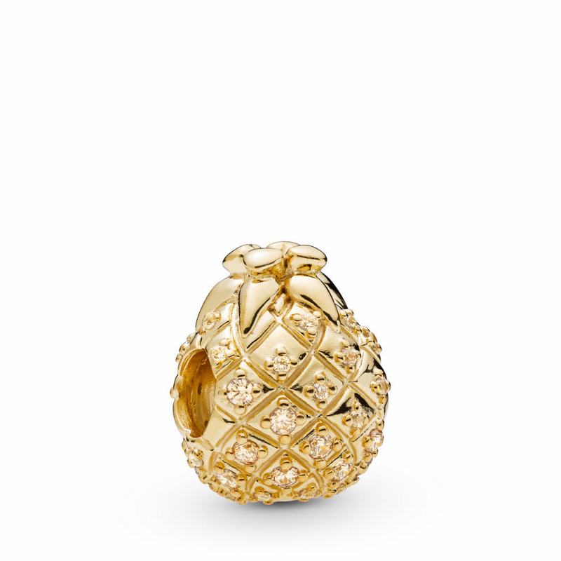 Pandora Shine™ Golden Pineapple Charm Gold Egypt KM1356790